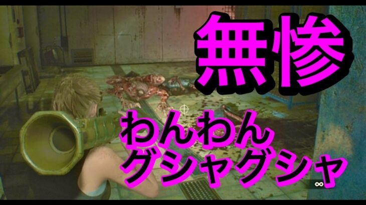 犬のしつけ！お座り伏せ待てチ〇チン！PART7【バイオハザードRE2】