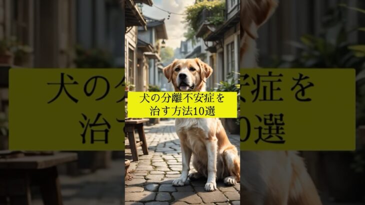 犬の分離不安症を治す方法10選 #犬の雑学 #犬の豆知識 #犬のいる暮らし #犬の行動学 #犬の病気 #犬のしつけ