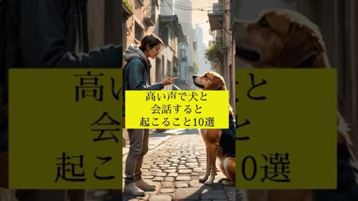 高い声で犬と会話すると起こること10選 #犬の雑学 #犬の豆知識 #犬のしつけ #shorts