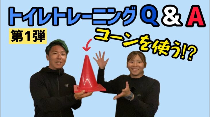 トイレトレーニングQ＆A 【第1弾】NOBU＆KUMI　カラーコーンを使う⁉【犬 トイレ】