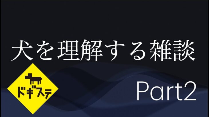 犬を理解する雑談 part2 ：DOGGY STATION Vol.犬のしつけ・問題行動・犬の心理学・犬の行動学・ドッグビヘイビアリスト