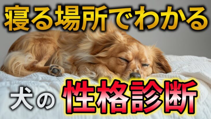 【完全解説】犬が眠る場所で読み解く性格と心理11選