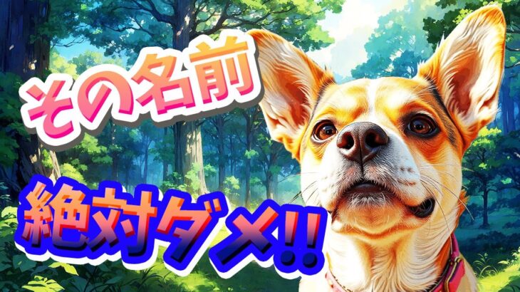 【犬の名前の雑学】ワンちゃんも困る絶対に付けたらダメな名前【ペットの心理・雑学】