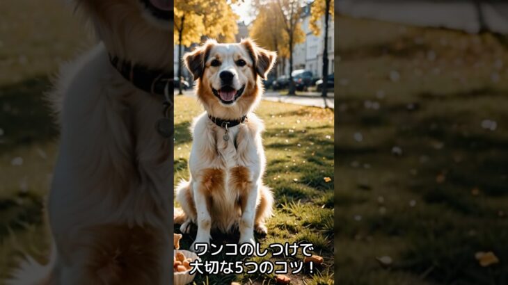 ワンコのしつけで大切な5つのコツ