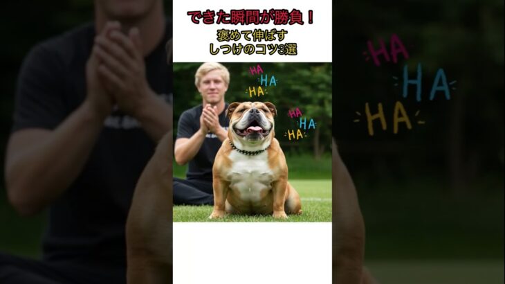 しつけは“その瞬間”がカギ！ #犬のしつけ