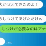 「しつけをしたつもりがｗ」私の犬が吠えるたびにイラッとして蹴飛ばすDQNママ友→逆に犬にしつけられる羽目にｗｗｗ