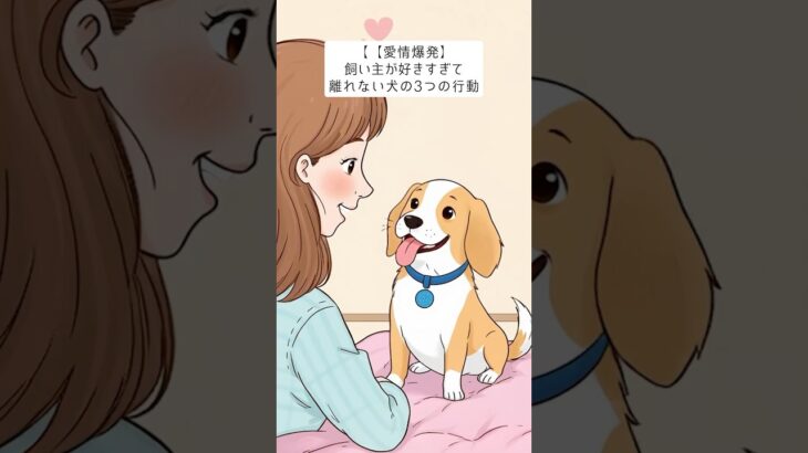 犬あるある【愛情爆発】飼い主が好きすぎる犬の3つの可愛い行動 |犬のしつけお役立ち情報