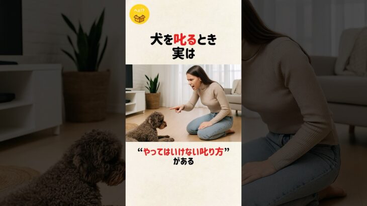 【NG行動】犬を叱るとき絶対にやってはいけないこと #犬雑学 #犬好き #犬の気持ち #犬との暮らし #しつけ #犬飼いさんと繋がりたい #犬好きさんと繋がりたい #ショート動画 #豆知識 #犬との絆