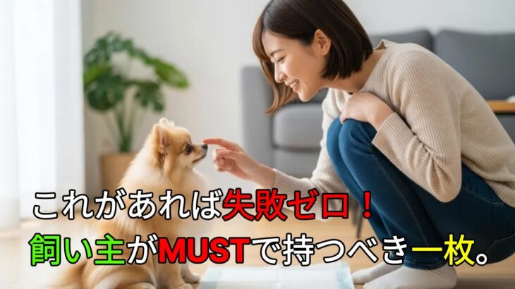 犬用トイレシート｜散歩前後に必須のアイテム（しつけ・失敗防止）