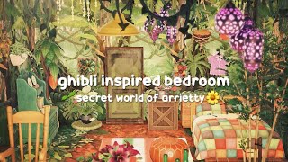 【あつ森】ジブリ アリエッティ風の部屋🌼🌱 | ghibli-inspired bedroom | Arrietty | Happy Home Paradise speed build