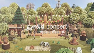 【あつ森】はにわの森 キャンプサイト整備 | gyroid concert | campsite | Speed Build | Animal Crossing New Horizons