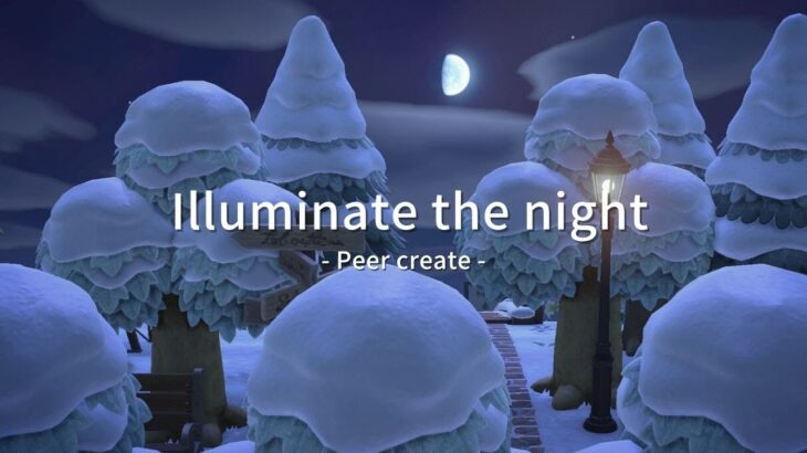 【あつ森】自然な島と夜を照らす灯り🌙 | illumination | create vlog | Animal Crossing New Horizons【島クリ】【島クリエイト】【島整備】