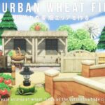 [あつ森]街外れの麦畑エリアを作る|Create an area of wheat fields on the outskirts of the city[島クリ]