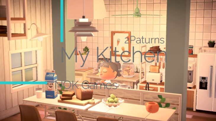 【あつ森】私のキッチン2パターンご紹介！【室内レイアウト】