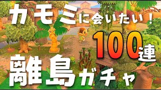 【あつ森】カモミちゃんに会いたい！１００連離島ガチャ２