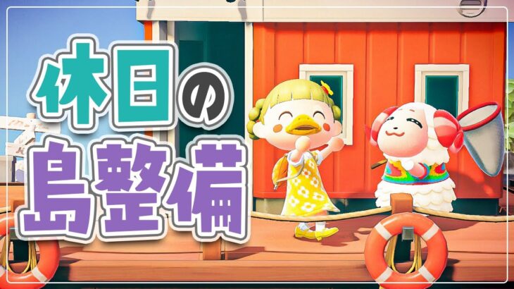 【あつ森】休日のまったり島整備☂️更地の前に夢番地を更新するぞ〜！【あつまれどうぶつの森 | ライブ】