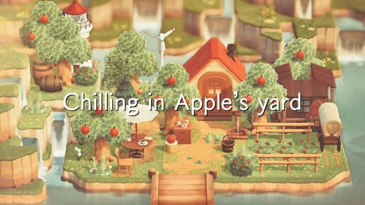 川に囲まれたアップルの家 | Apple’s yard | house decorating | HHP | Speed Build |Animal Crossing New Horizons|あつ森