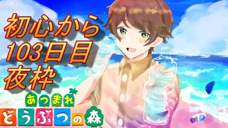 「あつ森」今頃になりあつ森を初めから楽しんでいく社会人「あつまれどうぶつの森」103日目 夜枠 「明日は花火大会ですね」