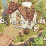 水辺に囲まれた自宅周り | Decorating My House Exterior Spaces Speed Build Animal Crossing New Horizonsあつ森