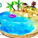 【あつ森🏝】海のゼリー！キャラケーキ島作り♪キッチンでビーチをクリエイトして人気キャラのランキング発表しながら海辺や砂浜をお料理DIYするよ🐬Is land Jelly cake beach