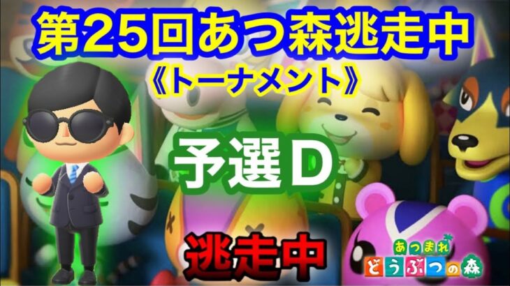 【あつ森逃走中】第25回あつ森逃走中《トーナメント》予選Ｄ