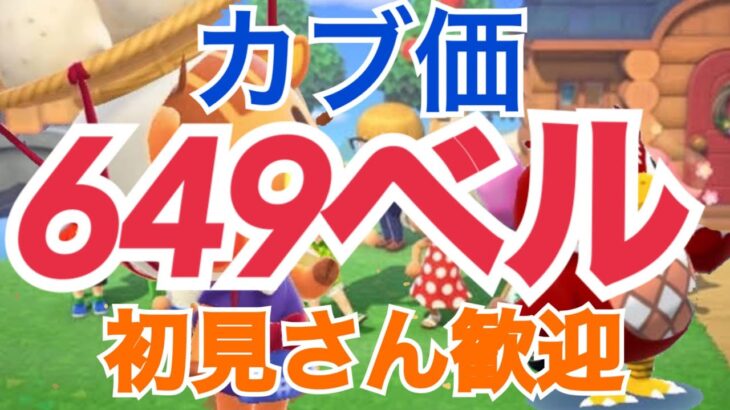 【あつ森とテトリス】カブ価567ベルなど　ライブ参加型