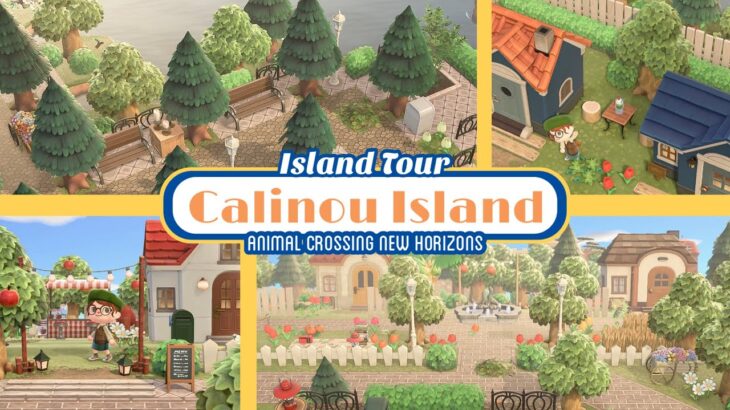 【あつ森/夢訪問】広々と開放的なポップで可愛いのんびりとした町”Calinou島”～島紹介｜Island Tour ￤AnimalCrossing～