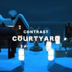 【あつ森】タキュ-白と黒の世界  Queenie – Contrast Courtyard | ハピパラ  島クリエイト  Animal Crossing