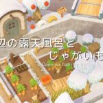 【あつ森】海辺の露天風呂とじゃがいも畑 | Open-air bath by the sea & potato field | Animal Crossing New Horizons【島クリエイト】