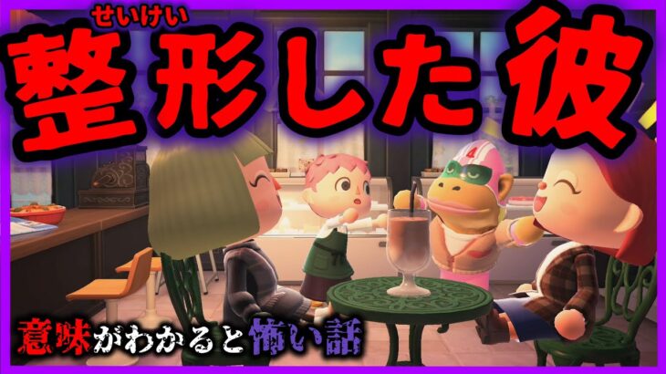 【あつ森 意味怖】整形した彼氏は最近なんだか様子がおかしい…「怖い話、ホラー、あつまれどうぶつの森」