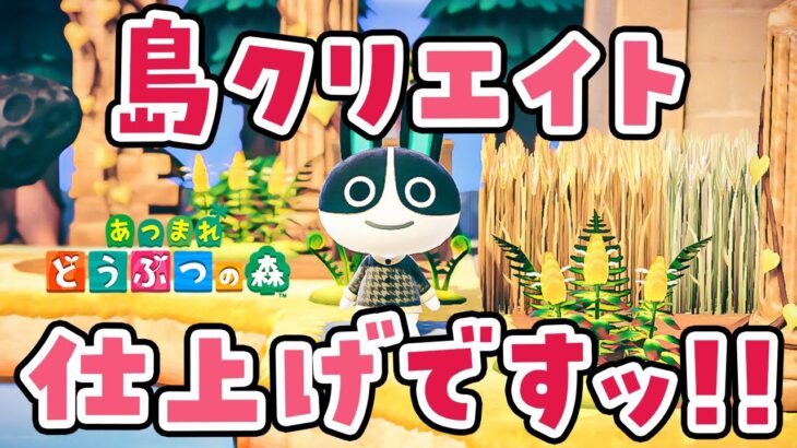 【あつ森】ついに島完成！？島クリエイト仕上げに入ります…！！！【あつまれどうぶつの森 | ライブ】