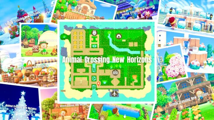 【あつ森】第一弾の島が完成しました！夢番地公開 | マイデザなしの島クリエイト | ACNH Animal Crossing New Horizons【島クリエイト】
