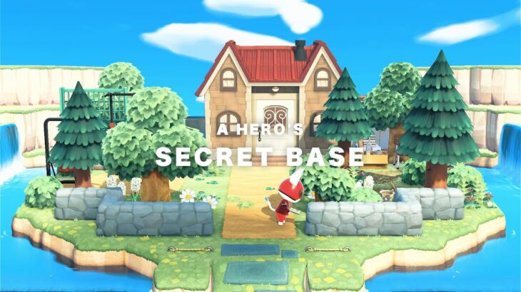 【あつ森】１ごう-正義の味方が集う基地  Kid Cat – A Hero’s Secret Base | ハピパラ  島クリエイト  Animal Crossing