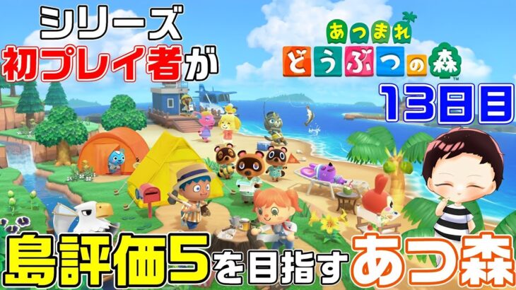 【あつ森】目指せ！島評価5！有識者求む！13日目【雑談】