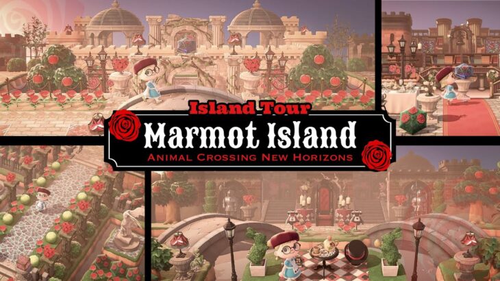 【あつ森/夢訪問】バラいっぱいに囲まれたメルヘンな島”モルモッ島”～島紹介｜Island Tour ￤AnimalCrossing
