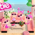 【あつ森】バービー島をお散歩・島紹介 | My Barbie Themed Island Tour | Barbie dream house | acnh