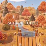 【あつ森】秋の街 自然エリア | Sunken Forest | Peninsula | Animal Crossing New Horizons