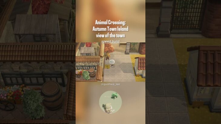 Animal Crossing: Autumn Town Island🍂 #animalcrossing #acnh #島クリ  #speedbuild #あつ森
