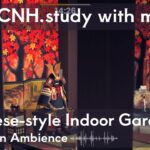 【あつ森.ACNH study with me】和風室内庭園 | Japan Anbience🎧ポモドーロ【25/5  1時間】Japanese-style Indoor Garden