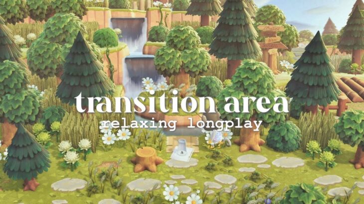 【あつ森】緑生い茂る自然島 案内所エリアの繋ぎ目 Animal Crossing Longplay 🍃 Transition area (No Commentary)