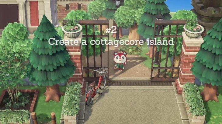 【あつ森】シンメトリーな二つの入口が特徴✨緑に囲まれた博物館🍀素朴でのどかな島づくり【Animal Crossing: New Horizons】Create a cottagecore island