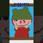 【マイクラ地上絵】ちえり/Peggy　Part32＃shorts ＃あつ森＃あつまれどうぶつの森＃マイクラ＃マイクラ地上絵#とらがあめ