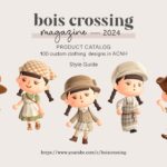 【あつ森】10万人記念企画 | 100枠の洋服マイデザイン公開 | 100 Custom Clothing / Style Guide | Animal Crossing New Horizons