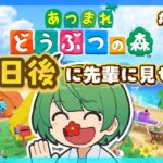 55日後に先輩に見せる島。初見の後輩が『あつまれどうぶつの森』実況するぞ！【なな湖のあつ森】#100島