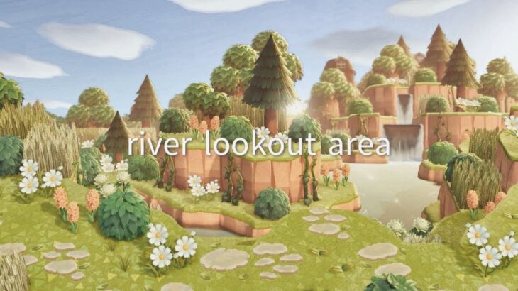 【あつ森】緑生い茂る自然島 川の展望台 | River Lookout | Animal Crossing New Horizons