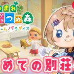 【ハピパラ】わくわく！はじめての別荘作り！🏝️🏡【あつ森/ハッピーホームパラダイス】