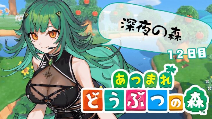 【あつまれどうぶつの森】最初からはじめる！デジタルデトックスの島　12日目　－深夜のバイト－　【北小路ヒスイ/にじさんじ】