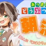 【 あつ森 】初見さん大歓迎！おはよう言いたい！朝活雑談！15日目 #朝活 #あつまれどうぶつの森  #がろらいぶ  #加々流がろら