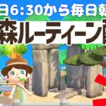 【あつ森】家具がなくなった島で平日6時半からの朝活ルーティーン配信🌳挨拶だけでも大歓迎！｜あつまれどうぶつの森｜acnh