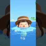 海に泳ぎに行った日🏝あつ森Vlog🌳#あつまれどうぶつの森 #あつ森 #animalcrossingnewhorizons #animalcrossing #acnh